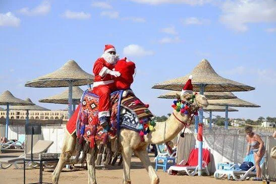 Egypt Christmas beach holiday